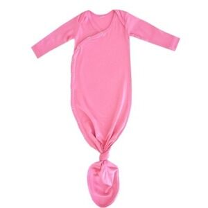 Copper Pearl 0 4 Mos Knotted Gown Flamingo Pink Baby Girl Newborn Infant Soft